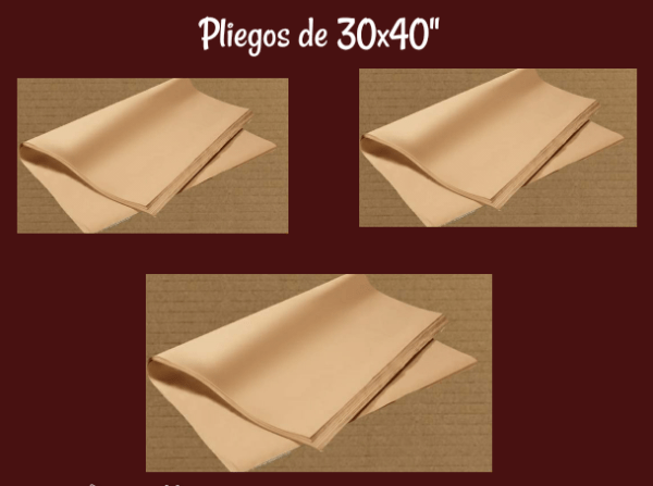 Pliegos de Papel Kraft