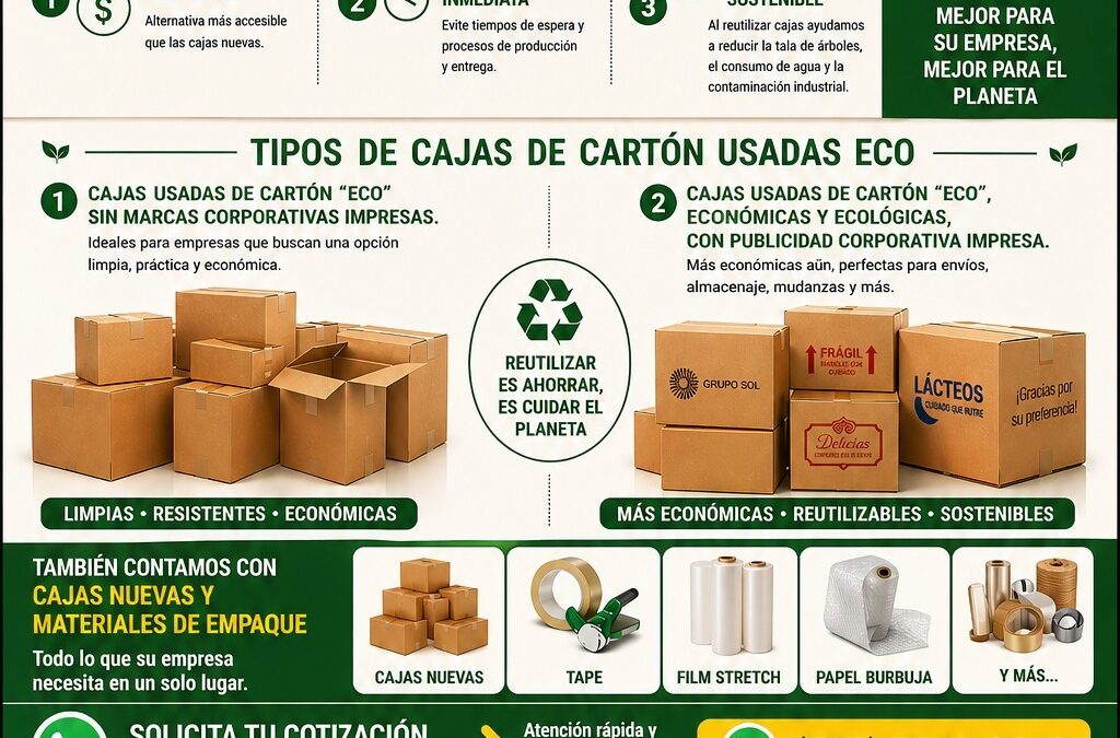 Cajas ECO: ahorro, resistencia y sostenibilidad para tu empaque