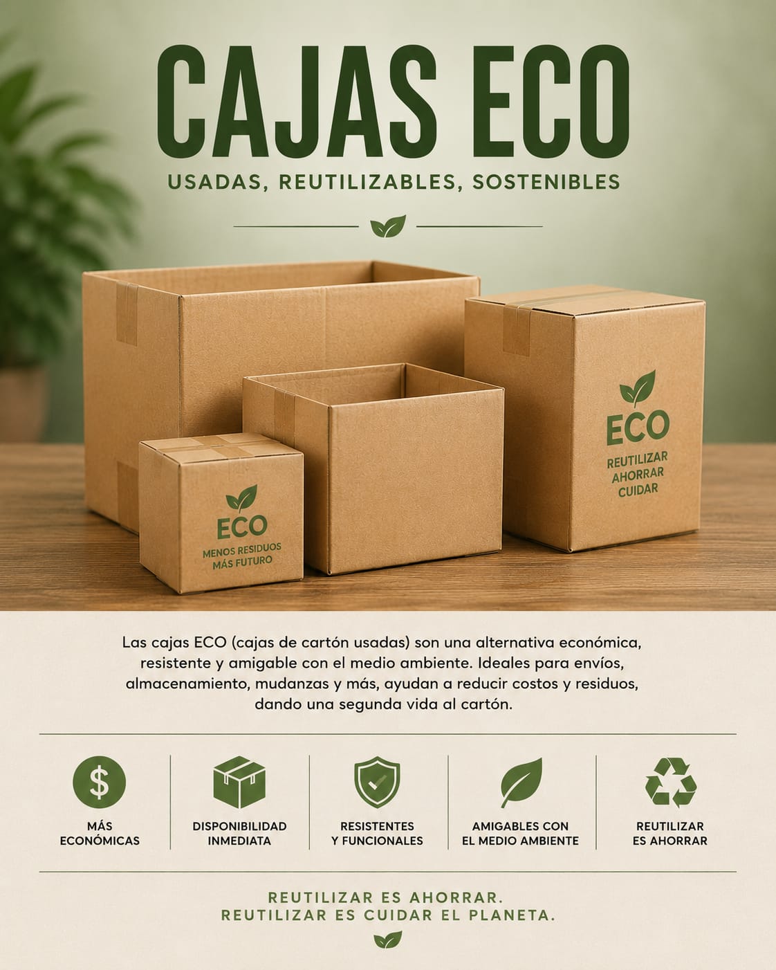Cajas ECO: ahorro, resistencia y sostenibilidad para tu empaque